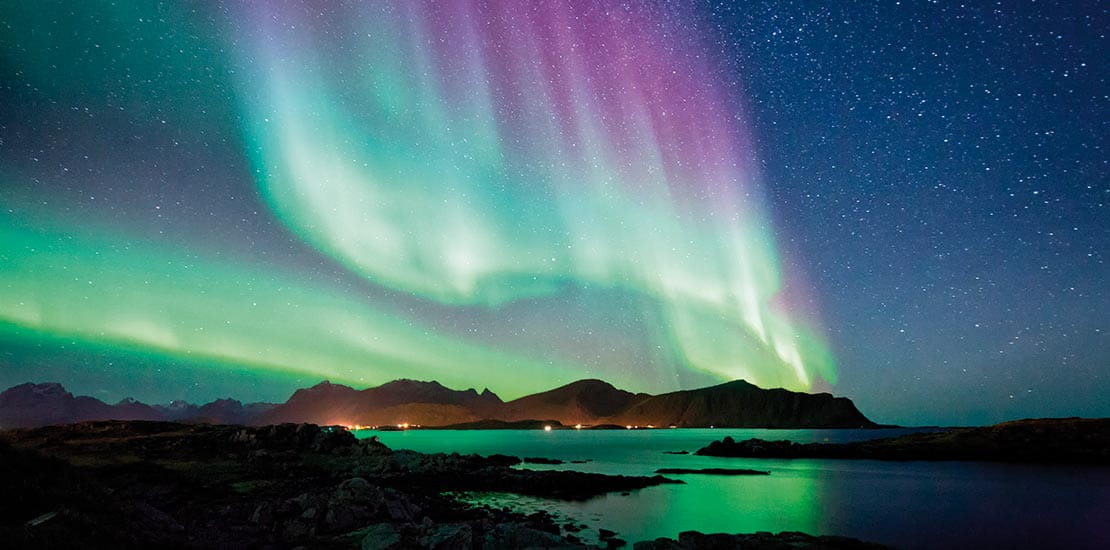 The Northern Lights over Norway